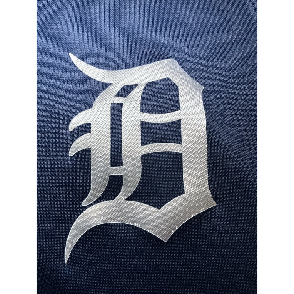 Detroit Tigers Nike Dri-FIT Polo Shirt Mens Large Navy Blue MLB Baseball - Picture 3 of 11